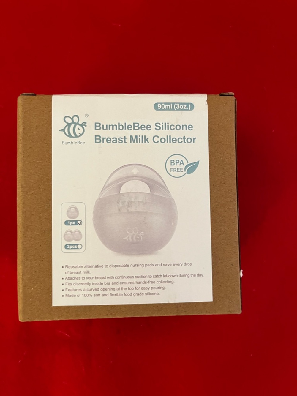 Bumblebee Silicone Breast Milk Collector